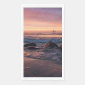 Serviette En Papier Sunset Beach Guest Towel Papier de serviettes serv (Devant)