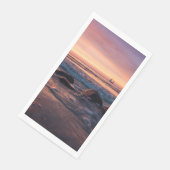 Serviette En Papier Sunset Beach Guest Towel Papier de serviettes serv (Coin)
