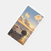 Serviette En Papier Sunset Beach Guest Towel Papier serviette serviett (Coin)