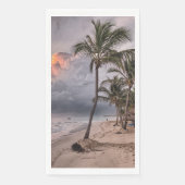 Serviette En Papier Sunset Beach Guest Towest Papier serviette serviet (Devant)