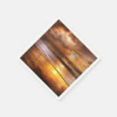 Serviette En Papier Sunset Beach Standard Cocktail Papier à cocktails (Coin)