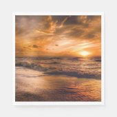 Serviette En Papier Sunset Beach Standard Luncheon Paper Napkins 45 (Devant)