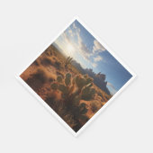 Serviette En Papier Sunset Cactus du sud-ouest de l'Arizona (Coin)