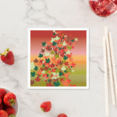 Serviette En Papier Sunset canadien (En situation)