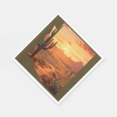 Serviette En Papier Sunset Desert Arizona State (Coin)