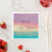 Serviette En Papier Sunset Romance | MARIAGE (En situation)