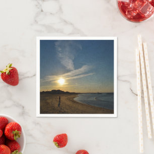 Serviette En Papier Sunset texturé par Shirley Taylor