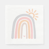 Serviette En Papier Sunshine et Rainbows (Devant)