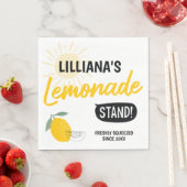 Serviette En Papier Sunshine Lemonade Stand Birthday Party (En situation)