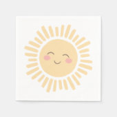 Serviette En Papier Sunshine Sun fête d'anniversaire (Devant)