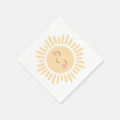 Serviette En Papier Sunshine Sun fête d'anniversaire (Coin)