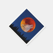 Serviette En Papier Super Blood Wolf Moon 2019 (Coin)