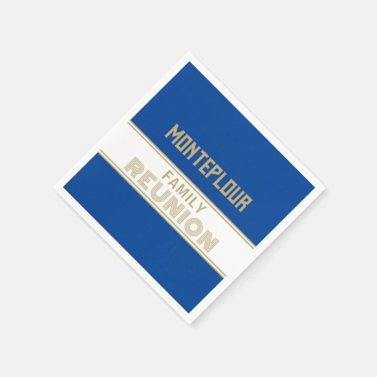 Serviette En Papier Super ! Classique, réunion familiale (Coin)