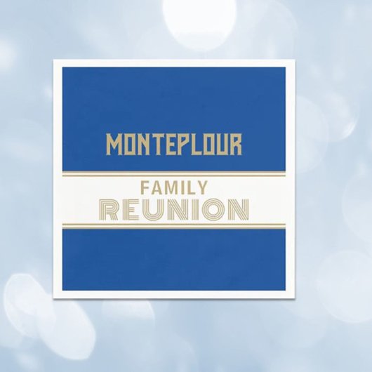 Serviette En Papier Super ! Classique, réunion familiale