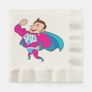 SERVIETTE EN PAPIER SUPER DAD