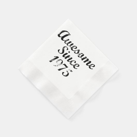 Serviette En Papier Super depuis 1975 (Coin)