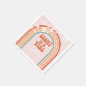 Serviette En Papier Super Eight est une vibe margueuse arc-en-ciel 8e  (Coin)