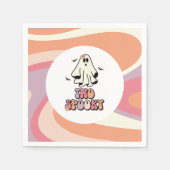Serviette En Papier super Ghost retro Halloween Deux Anniversaire Éffr (Devant)