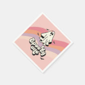 Serviette En Papier super Ghost retro Halloween Éffrayant Un Anniversa (Coin)