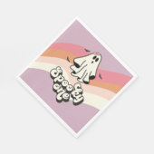 Serviette En Papier super Ghost retro Halloween Éffrayant Un Anniversa (Coin)