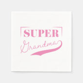 Serviette En Papier Super grand-mère (Devant)