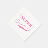 Serviette En Papier Super grand-mère (Coin)
