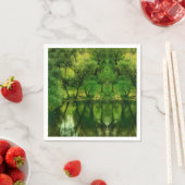 Serviette en papier Super Green River Tree Reflect (En situation)