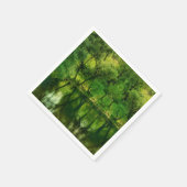 Serviette en papier Super Green River Tree Reflect (Coin)