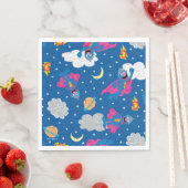 Serviette En Papier Super Grover 2.0 Motif Sky de nuit (En situation)