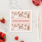 Serviette En Papier Super Hippie Père Noël Noël Anniversaire (En situation)
