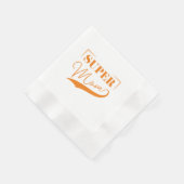 Serviette En Papier Super Maman (Coin)