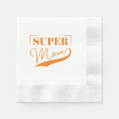 Serviette En Papier Super Maman (Devant)