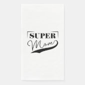 Serviette En Papier Super Maman (Devant)