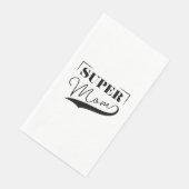 Serviette En Papier Super Maman (Coin)