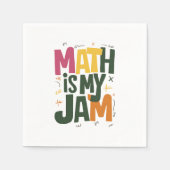 Serviette En Papier Super Math est ma confiture Premier jour de retour (Devant)