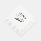 Serviette En Papier Super papa (Coin)