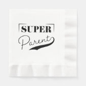 Serviette En Papier Super parent (Devant)