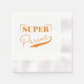 Serviette En Papier Super parent (Devant)