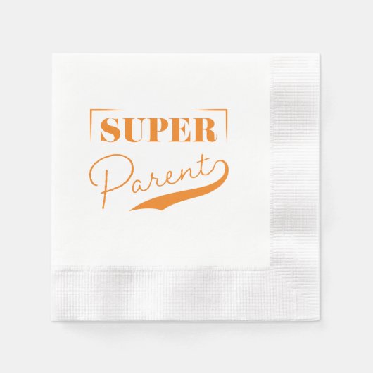 Serviette En Papier Super parent (Devant)