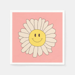 Serviette En Papier Super Retro Daisy Rose