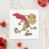 Serviette En Papier Super Robot (En situation)
