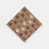 Serviette En Papier Super Sweet Chocolat fête d'anniversaire (Coin)