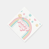 Serviette En Papier Super un rétro été Rainbow (Coin)