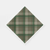 Serviette En Papier Superbe carreau vert (Coin)