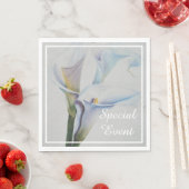 Serviette En Papier Superbe fête de Calla Lilies (En situation)