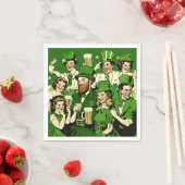 Serviette En Papier Superbe fête de la Saint-Patrick (En situation)