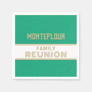 Serviette En Papier Superbe look ! Classique, réunion de famille