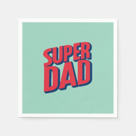Serviette En Papier Superdad (Devant)