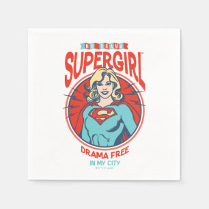 Serviette En Papier Supergirl Drame Gratuit Dans Ma Ville