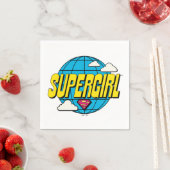 Serviette En Papier Supergirl Graphique Pop Global (En situation)